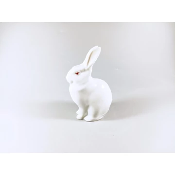 HEREND, SITTING WHITE RABBIT, HANDPAINTED PORCELAIN FIGURINE ! (B111) HEREND, SITTING WHITE RABBIT, HANDPAINTED PORCELAIN FIGURINE ! (B111)