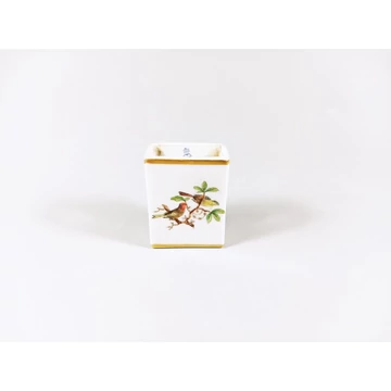 HEREND, ROTHSCHILD (RO) MATCH BOX HOLDER, ANTIQUE HANDPAINTED PORCELAIN ! (B112) HEREND, ROTHSCHILD (RO) MATCH BOX HOLDER, ANTIQUE HANDPAINTED PORCELAIN ! (B112)
