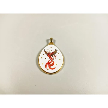 HEREND, PHOENIX BIRD COLLECTION PENDANT, HANDPAINTED PORCELAIN ! (B122) HEREND, PHOENIX BIRD COLLECTION PENDANT, HANDPAINTED PORCELAIN ! (B122)