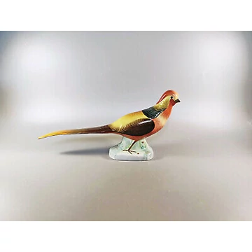 HEREND, PHEASANT BIRD 11", HANDPAINTED PORCELAIN FIGURINE ! (J088)