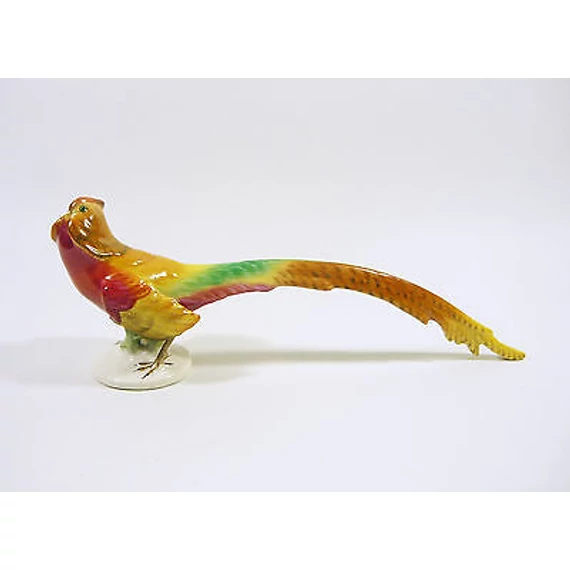 HEREND, PHEASANT BIRD 8.2", HANDPAINTED PORCELAIN FIGURINE ! (H023)