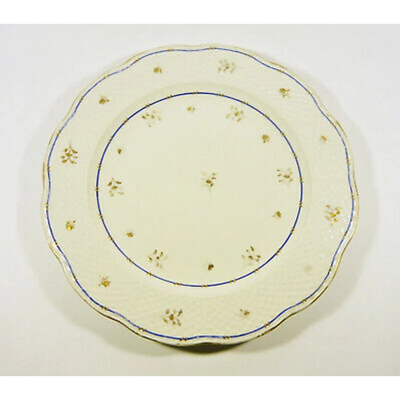 HEREND, ANTIQUE CORONATION PLATE 10", HANDPAINTED PORCELAIN EARLY 1900's! (J038)