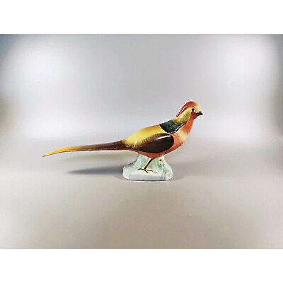 HEREND, PHEASANT BIRD 11", HANDPAINTED PORCELAIN FIGURINE ! (J088)