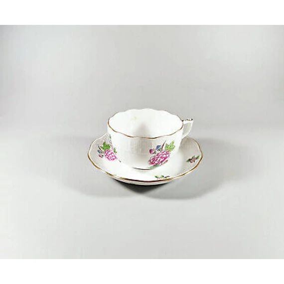 HEREND, ETON TEA (724) CUP & SAUCER, HANDPAINTED PORCELAIN ! (J328)