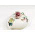 Picture 2/13 -HEREND, QUEEN VICTORIA HEART SHAPED TRINKET BOX, HANDPAINTED PORCELAIN ! (A027)