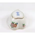 Picture 3/13 -HEREND, QUEEN VICTORIA HEART SHAPED TRINKET BOX, HANDPAINTED PORCELAIN ! (A027)