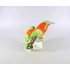 Picture 9/12 -HEREND, A PAIR OF EXOTIC RED BIRDS 5", HANDPAINTED PORCELAIN FIGURINE ! (B010)