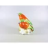 Picture 10/12 -HEREND, A PAIR OF EXOTIC RED BIRDS 5", HANDPAINTED PORCELAIN FIGURINE ! (B010)