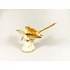 Picture 9/12 -HEREND, PAIR OF BROWN SINGER BIRDS 5", HANDPAINTED PORCELAIN FIGURINE ! (B060)