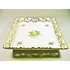 Picture 11/12 -HEREND, ROSEHIP MOTIVE OPEN WORK SMALL TRAY 6", HANDPAINTED PORCELAIN ! (B078)