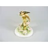 Picture 3/12 -HEREND, TWO SINGER BIRDS ON A BRANCH  4", HANDPAINTED PORCELAIN FIGURINE (B096)