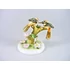 Picture 5/12 -HEREND, TWO SINGER BIRDS ON A BRANCH  4", HANDPAINTED PORCELAIN FIGURINE (B096)