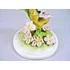 Picture 9/12 -HEREND, TWO SINGER BIRDS ON A BRANCH  4", HANDPAINTED PORCELAIN FIGURINE (B096)