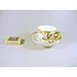 Picture 2/12 -HEREND MASTERPIECE, CHINESE GRUE COFFEE CUP & SAUCER WITH MANDARIN HANDLE (B101)