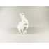 Picture 7/12 -HEREND, SITTING WHITE RABBIT, HANDPAINTED PORCELAIN FIGURINE ! (B111)