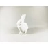 Picture 9/12 -HEREND, SITTING WHITE RABBIT, HANDPAINTED PORCELAIN FIGURINE ! (B111)