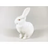 Picture 10/12 -HEREND, SITTING WHITE RABBIT, HANDPAINTED PORCELAIN FIGURINE ! (B111)