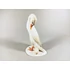 Picture 11/12 -HEREND, GOOSE WITH AN EGG, FIRST EGG 7", HANDPAINTED PORCELAIN FIGURINE (B121)