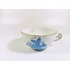 Picture 11/16 -HEREND, BLUE CHINESE BOUQUET TEA CUP & SAUCER, HANDPAINTED PORCELAIN ! (B134)