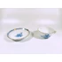 Picture 10/16 -HEREND, BLUE CHINESE BOUQUET TEA CUP & SAUCER, HANDPAINTED PORCELAIN ! (B134)