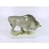 Picture 11/12 -HEREND, GRAY BISON, HANDPAINTED PORCELAIN FIGURINE (B137)