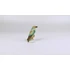 Picture 1/12 -HEREND, GREEN SINGER BIRD ON A BRANCH 3", HANDPAINTED PORCELAIN FIGURINE (B148)