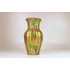 Picture 8/12 -ZSOLNAY, ART DECO GREEN LABRADOR EOSIN GLAZE VASE 9", ANTIQUE PORCELAIN (B152)