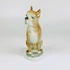 Picture 9/12 -ZSOLNAY, BROWN BOXER DOG HANDPAINTED PORCELAIN FIGURINE 5" (B166)