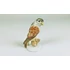 Picture 11/12 -HEREND, BROWN AND GRAY FALCON BIRD, HANDPAINTED PORCELAIN FIGURINE (B168)