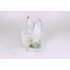 Picture 4/12 -HEREND, WHITE GOOSE BIRD WIH OPEN WINGS, HANDPAINTED PORCELAIN FIGURINE (B170)