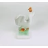 Picture 8/12 -HEREND, WHITE GOOSE BIRD WIH OPEN WINGS, HANDPAINTED PORCELAIN FIGURINE (B170)