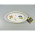 Picture 2/10 -HEREND, FRUITS (FR) OPEN WEAVE TRAY 8", HANDPAINTED PORCELAIN ! (BT001)