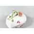 Picture 3/12 -HEREND, BOUQUET DE SAXE HEART SHAPED BOX 4", HANDPAINTED PORCELAIN ! (BT011)