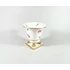 Picture 1/12 -HEREND, VIENNA ROSE CLAWFOOT PLANTER, ANTIQUE HANDPAINTED PORCELAIN 1944 (BT025)