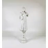 Picture 2/15 -HEREND, ART DECO MUSICIAN LADY WITH A HARP, WHITE  PORCELAIN FIGURINE ! (D010)