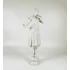 Picture 13/15 -HEREND, ART DECO MUSICIAN LADY WITH A HARP, WHITE  PORCELAIN FIGURINE ! (D010)