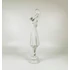 Picture 7/15 -HEREND, ART DECO MUSICIAN LADY WITH A HARP, WHITE  PORCELAIN FIGURINE ! (D010)