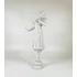 Picture 9/15 -HEREND, ART DECO MUSICIAN LADY WITH A HARP, WHITE  PORCELAIN FIGURINE ! (D010)