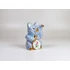 Picture 2/10 -HEREND, BLUE FISHNET (VHB) MANEKI-NEKO WAVING CAT, PORCELAIN FIGURINE ! (D020)