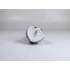 Picture 10/11 -HEREND, DARK BLUE FISHNET MANEKI-NEKO WAVING CAT, PORCELAIN FIGURINE ! (D021)