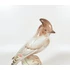 Picture 3/15 -HEREND, BROWN SINGER BIRD ON A LOG, HANDPAINTED PORCELAIN FIGURINE (H019)