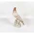 Picture 6/15 -HEREND, BROWN SINGER BIRD ON A LOG, HANDPAINTED PORCELAIN FIGURINE (H019)