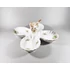 Picture 5/12 -HEREND, QUADRA DISH CENTERPIECE WITH BIRD FIGURINE, HANDPAINTED PORCELAIN (H020)
