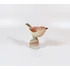 Picture 6/10 -HEREND, BROWN SINGER BIRD ON A LOG, HANDPAINTED PORCELAIN FIGURINE (H025)