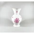 Picture 6/11 -HEREND, RASPBERRY NANKING BOUQUET VASE 8", HANDPAINTED PORCELAIN ! (H026)