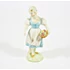 Picture 1/10 -HEREND, GIRL WITH FLOWER BASKET, HANDPAINTED PORCELAIN, MINT CONDITION ! (H029)