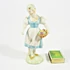 Picture 3/10 -HEREND, GIRL WITH FLOWER BASKET, HANDPAINTED PORCELAIN, MINT CONDITION ! (H029)