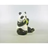 Picture 8/12 -HEREND, PANDA BEAR EATING 5", HANDPAINTED PORCELAIN FIGURINE ! (H043)