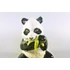 Picture 10/12 -HEREND, PANDA BEAR EATING 5", HANDPAINTED PORCELAIN FIGURINE ! (H043)