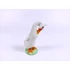 Picture 11/12 -HEREND, WHITE PLUMAGE GOOSE BIRD, HANDPAINTED PORCELAIN FIGURINE (H117)